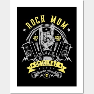 Rock Mom Posters and Art